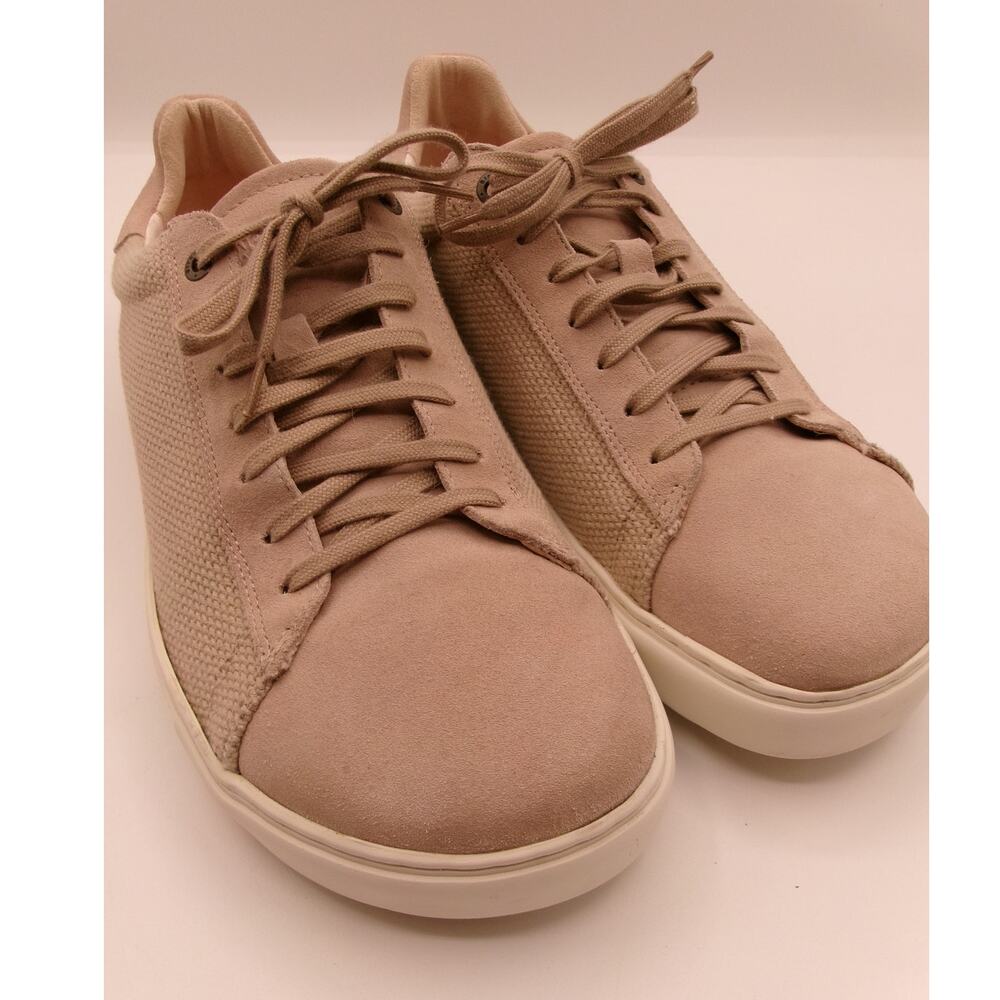 Birkenstock Bend Low Beige Suede Knit Comfort Sneakers EU 44 US 11